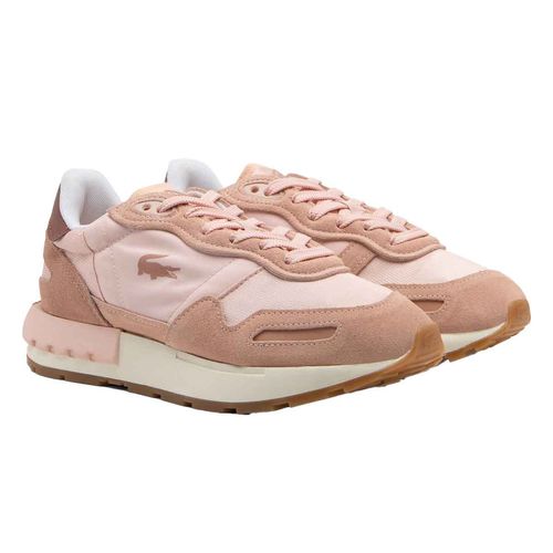 Tenis urbano Lacoste rosa para dama 49SFA0018-P1F