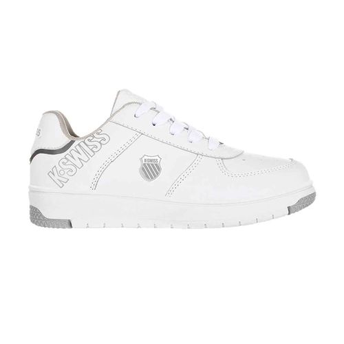Tenis casual Kswiss blanco para niño 2K020101