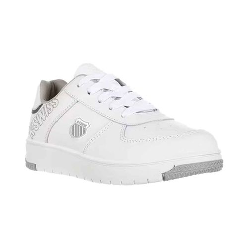 Tenis casual Kswiss blanco para niño 2K020101