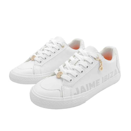Tenis urbano Jaime Ibiza blanco para dama JISH-003