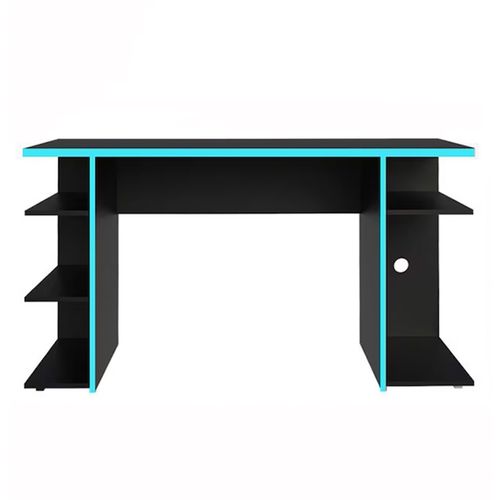 Escritorio gamer Madesa para pc y consola negro azul