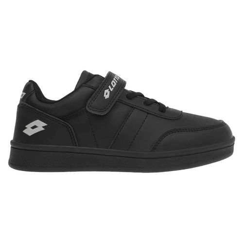 Tenis casual Lotto negro para niño 5H447001