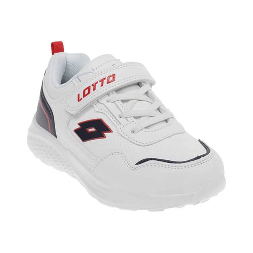 Tenis deportivo Lotto blanco para niño 5H437146
