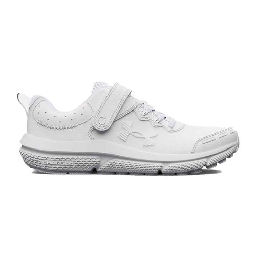 Tenis casual Under Armour blanco para niño 3027100100