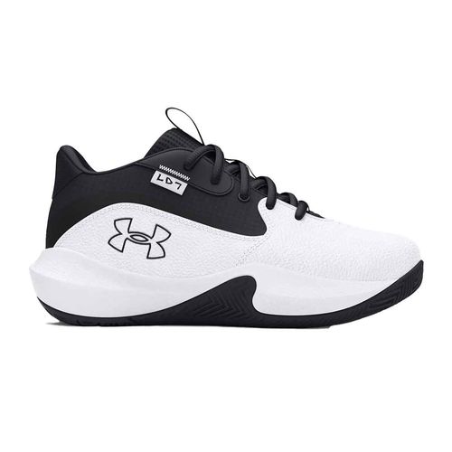 Tenis deportivo Under Armour blanco para niño 3028514102