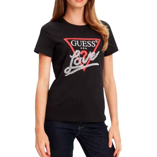 Playera Guess negro para dama W5YI40I3Z14