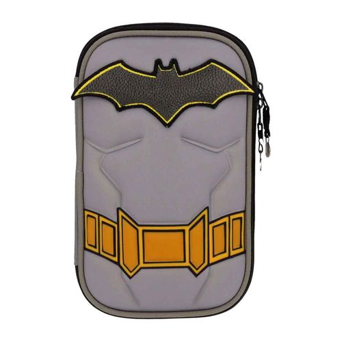Cartuchera Dc Comics gris para niño BAT023-PC090A