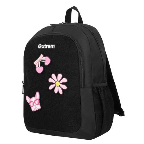 Mochila escolar Xtrem para niña negro 1551101071