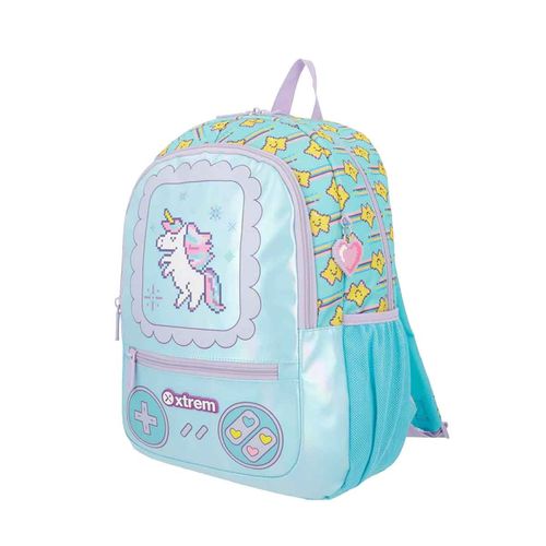 Mochila escolar Xtrem para niña azul 1551109815