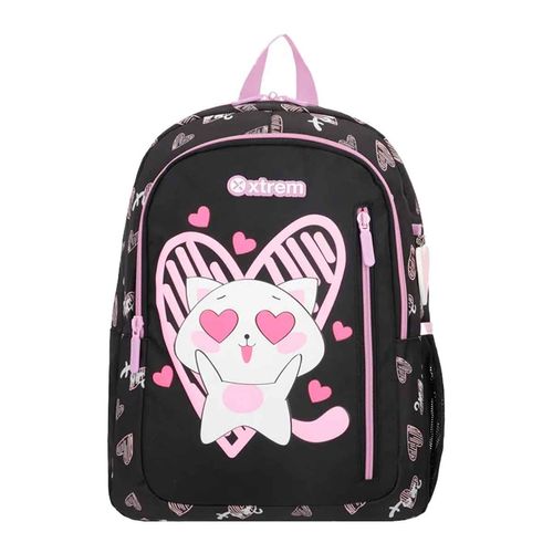 Mochila escolar Xtrem para niña negro 155110D094