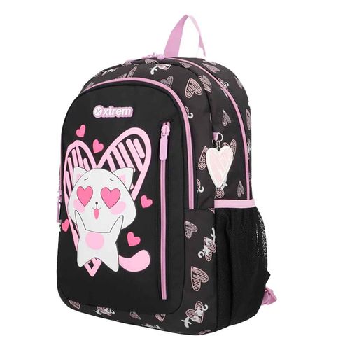 Mochila escolar Xtrem para niña negro 155110D094