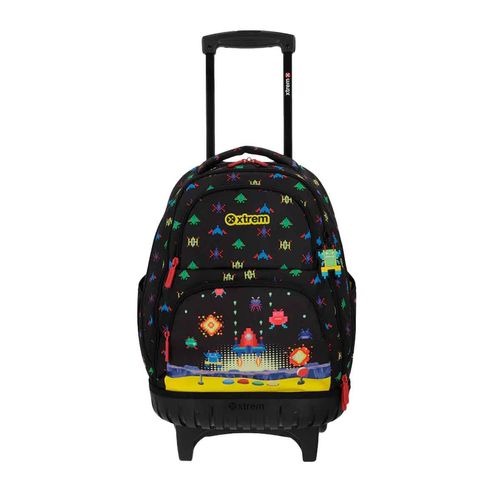 Mochila con ruedas Xtrem para niño negro 155115A131