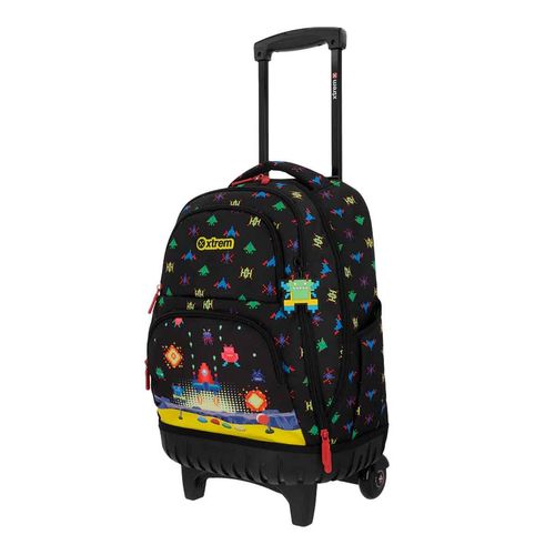 Mochila con ruedas Xtrem para niño negro 155115A131