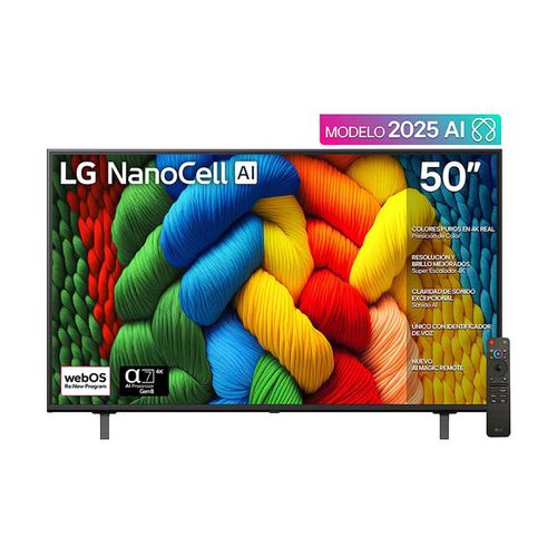 Pantalla Lg 50p negro 50nano80asa