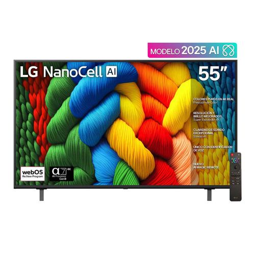 Pantalla Lg 55p negro 55nano80asa