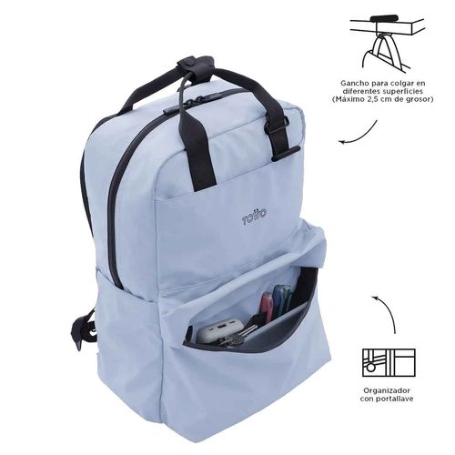 Mochila backpack Totto para dama azul MA04IND91024200