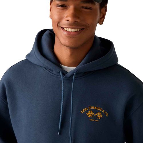 Sudadera Levis azul para caballero 38479-0429