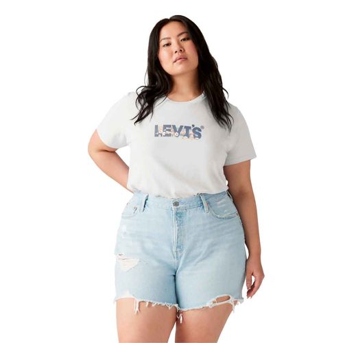 Playera Levis Plus blanco para dama 35790-0401