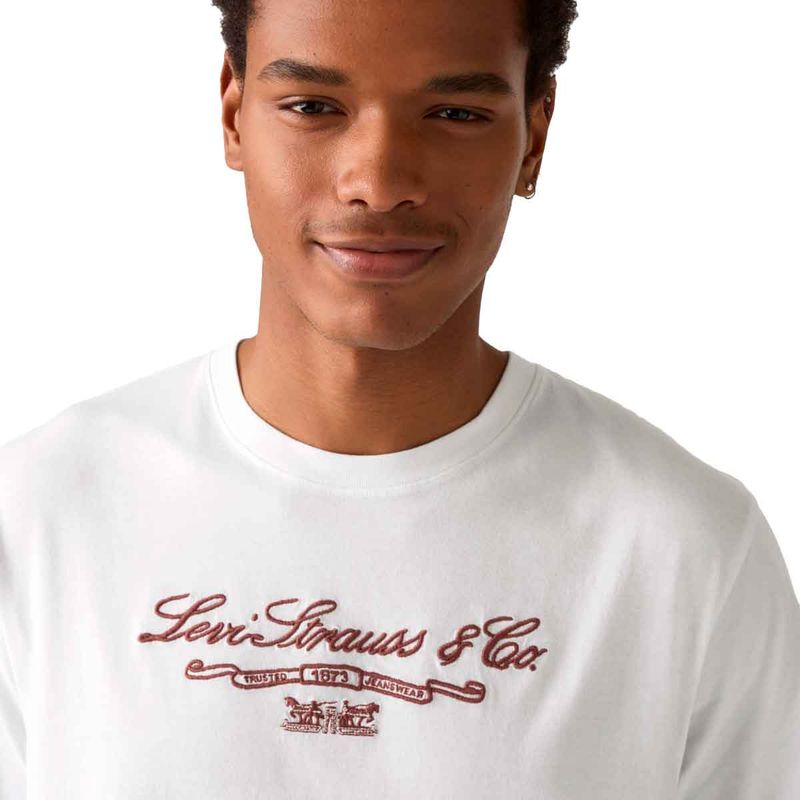 Levi Strauss Playera Levis Blanca Blusa Camiseta Levis De Mujer