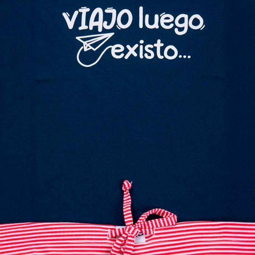 Pijama Twins marino para dama TJMS0311