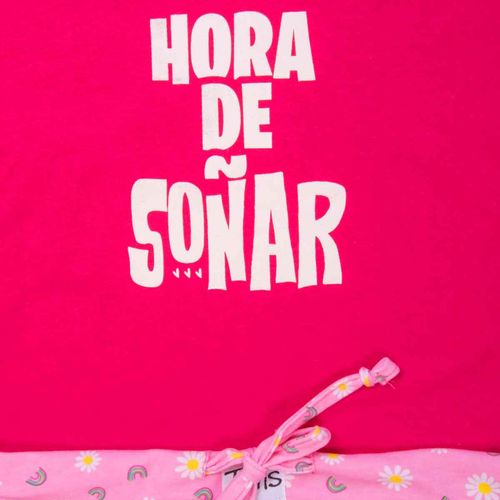 Pijama Twins fucsia para dama TJMS0328