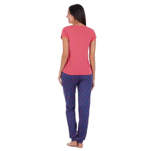 Pijama Skiny fucsia para dama 77786