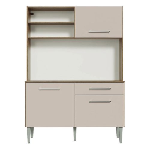 Cocina compacta Madesa 120cm marron crema life