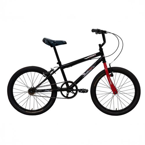 Bicicleta bmx Raider rodada 20 negro lithium