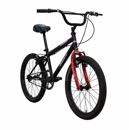 Bicicleta bmx Raider rodada 20 negro lithium