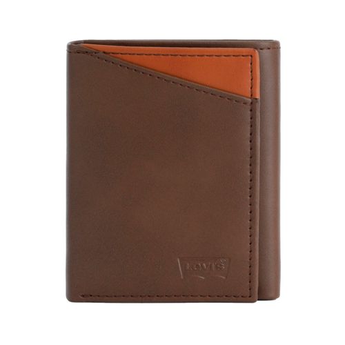 Cartera triple Levis para caballero café 87524-0128