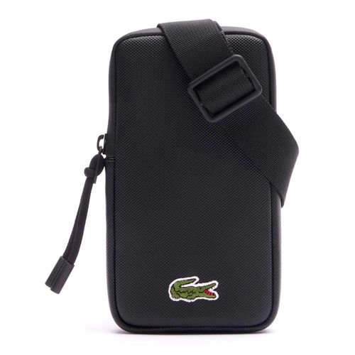 Mariconera Lacoste para celular negro nh4619lv
