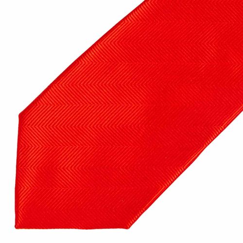 Corbata Montparnasse rojo para caballero LISO
