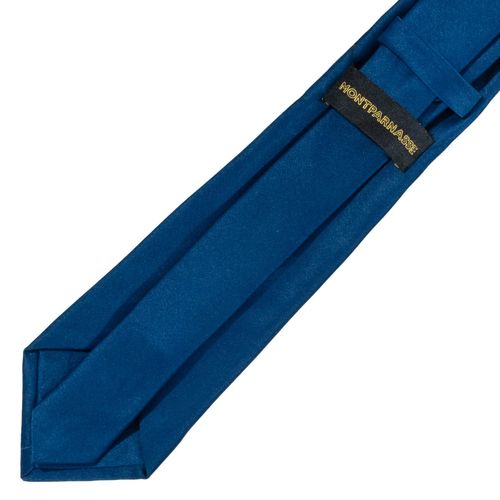 Corbata Montparnasse azul para caballero LISO7