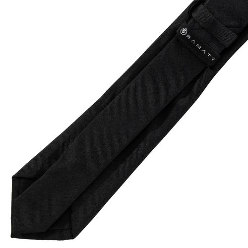 Corbata Ramaty negro para caballero KRIB001