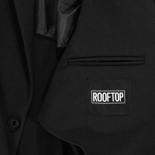 Saco Rooftop negro para caballero ST10035