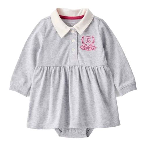 Vestido Carters gris para bebé 1T782810