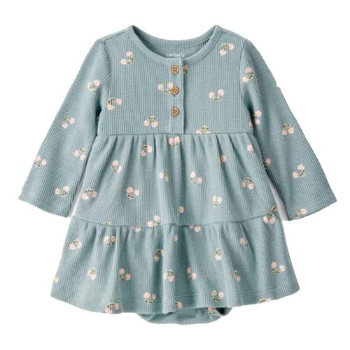 Vestido Carters verde para bebé 1T269610