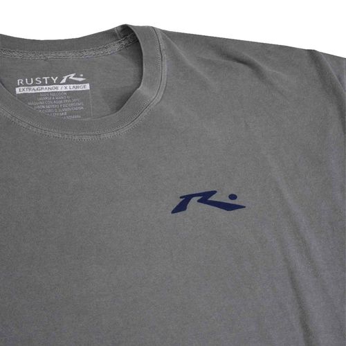 Playera Rusty gris para caballero ZB419