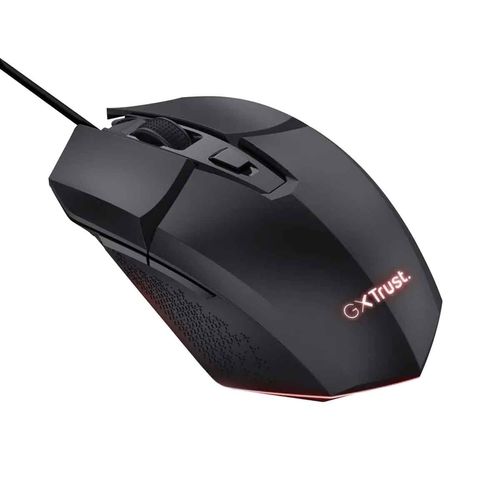 Mouse alámbrico Trust gamer negro tru-25036