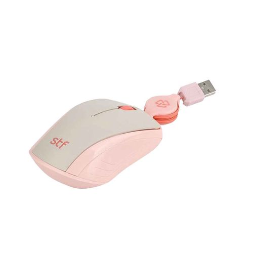 Mouse alámbrico Viva rosa st-m67767