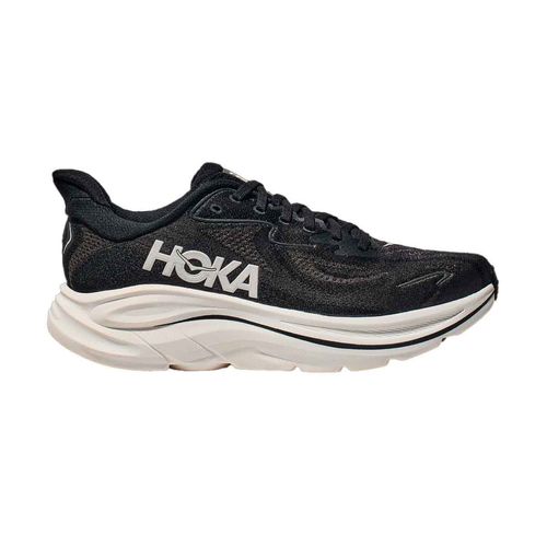 Tenis deportivo Hoka negro para dama Clifton 10 1162031-bwht