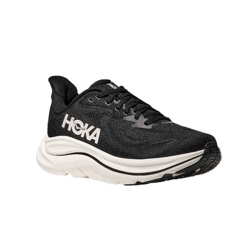 Tenis deportivo Hoka negro para dama Clifton 10 1162031-bwht