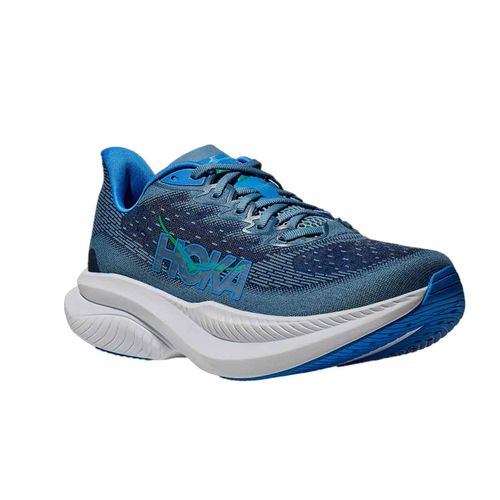 Tenis deportivo Hoka azul para caballero Mach 6 1147790-dhn