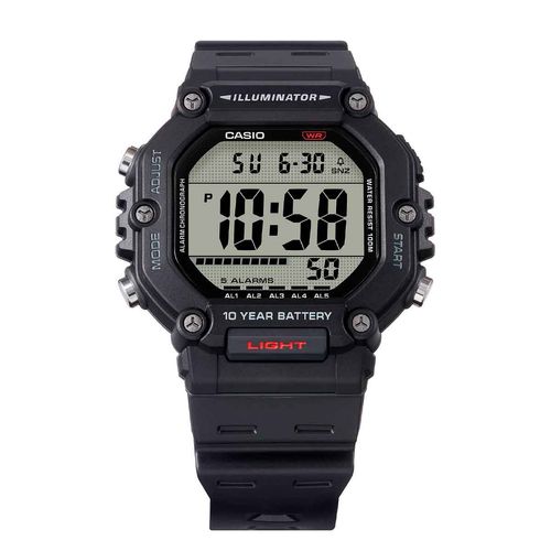 Reloj Casio para caballero negro AE-1600H-1AVCF