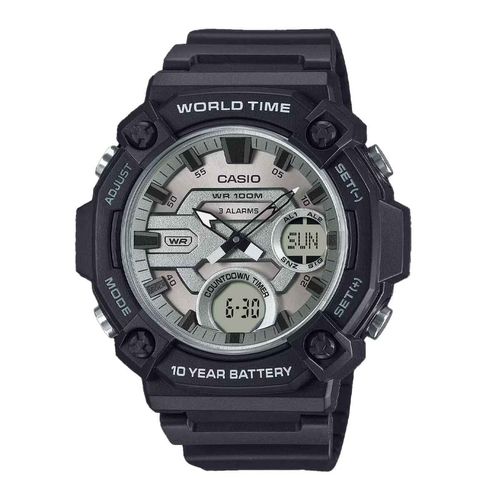 Reloj Casio para caballero gris AEQ-120W-7AVCF