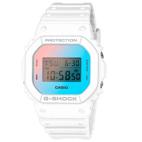 Reloj Casio para caballero blanco DW-5600TL-7CR