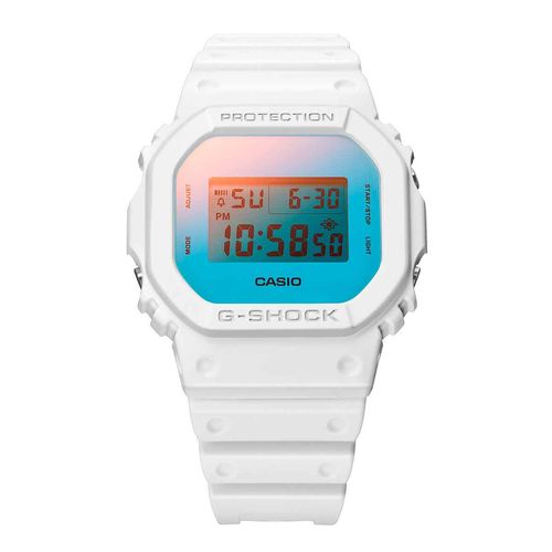 Reloj Casio para caballero blanco DW-5600TL-7CR