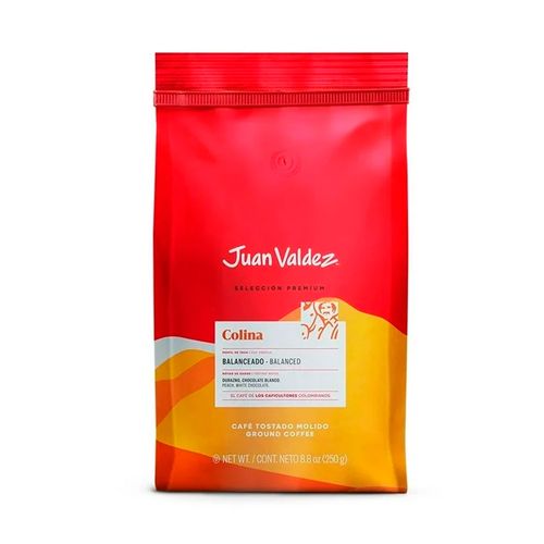 Café molido Juan Valdez 250 gr colina