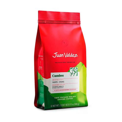 Café molido Juan Valdez 250 gr cumbre