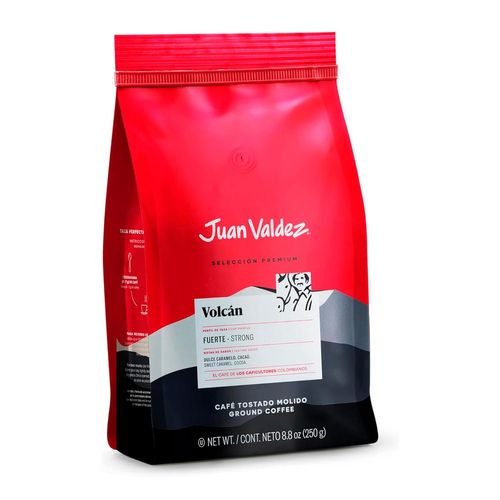 Café molido Juan Valdez 250 gr volcan